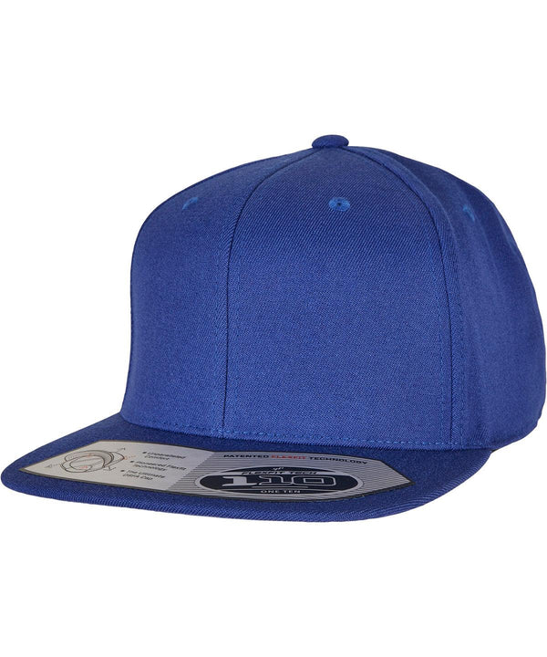 Royal - 110 fitted snapback (110) Caps Flexfit by Yupoong Headwear, New Colours for 2023, Rebrandable Schoolwear Centres