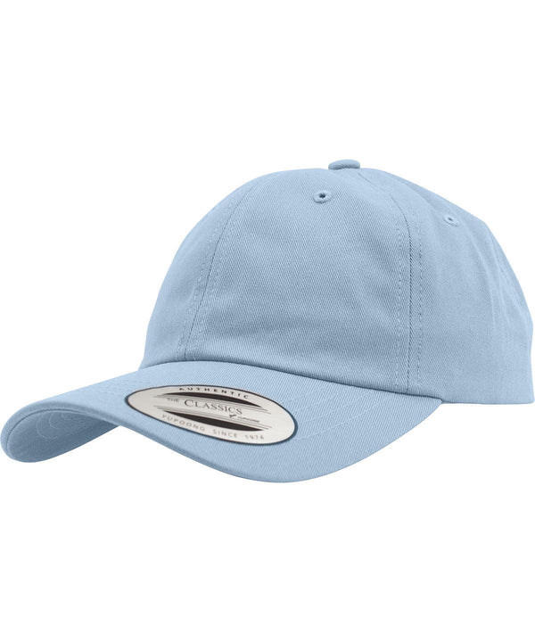 Light Blue - Dad hat baseball strap back (6245CM) Caps Flexfit by Yupoong Headwear, Must Haves, New Colours for 2023 Schoolwear Centres