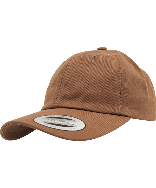 Tan - Dad hat baseball strap back (6245CM) Caps Flexfit by Yupoong Headwear, Must Haves, New Colours for 2023 Schoolwear Centres