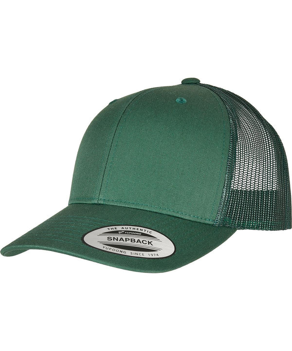 Evergreen - Retro trucker cap (6606) Caps Flexfit by Yupoong 2022 Spring Edit, Headwear, Must Haves, New Colours For 2022, New Colours for 2023, Rebrandable, Summer Accessories Schoolwear Centres