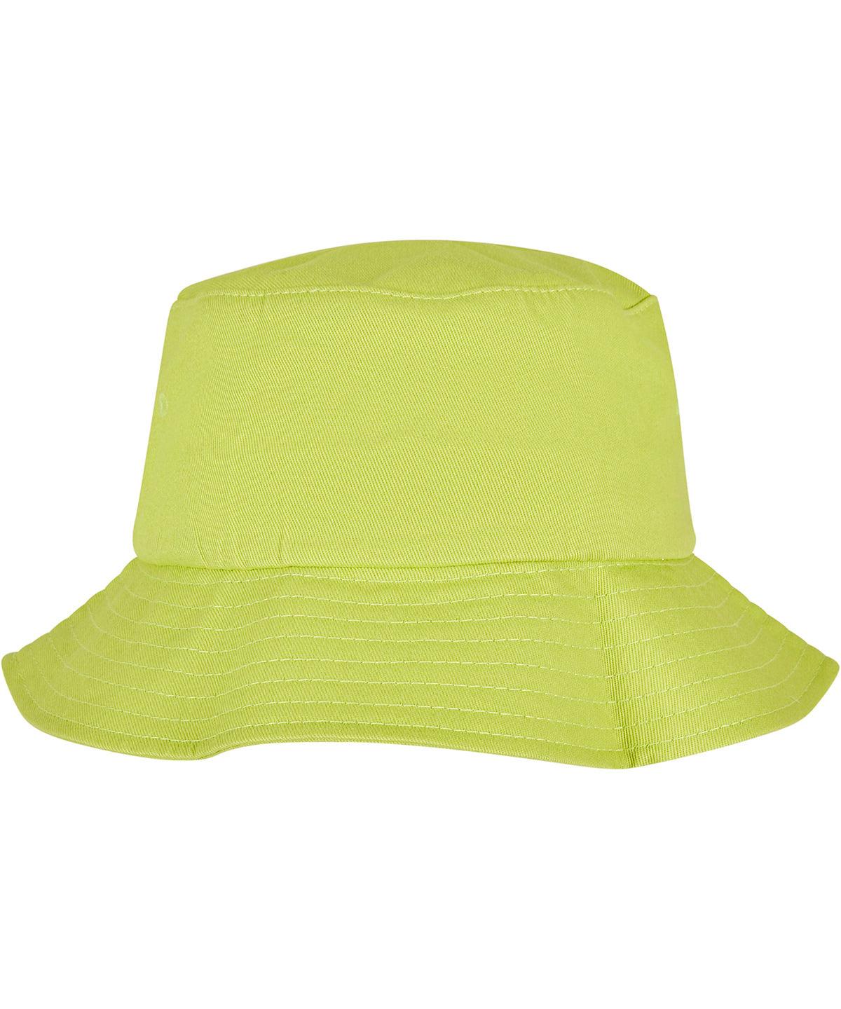 Green Glow - Flexfit cotton twill bucket hat (5003) Hats Flexfit by Yupoong Headwear, Must Haves, New Colours For 2022, New Colours for 2023, Rebrandable Schoolwear Centres