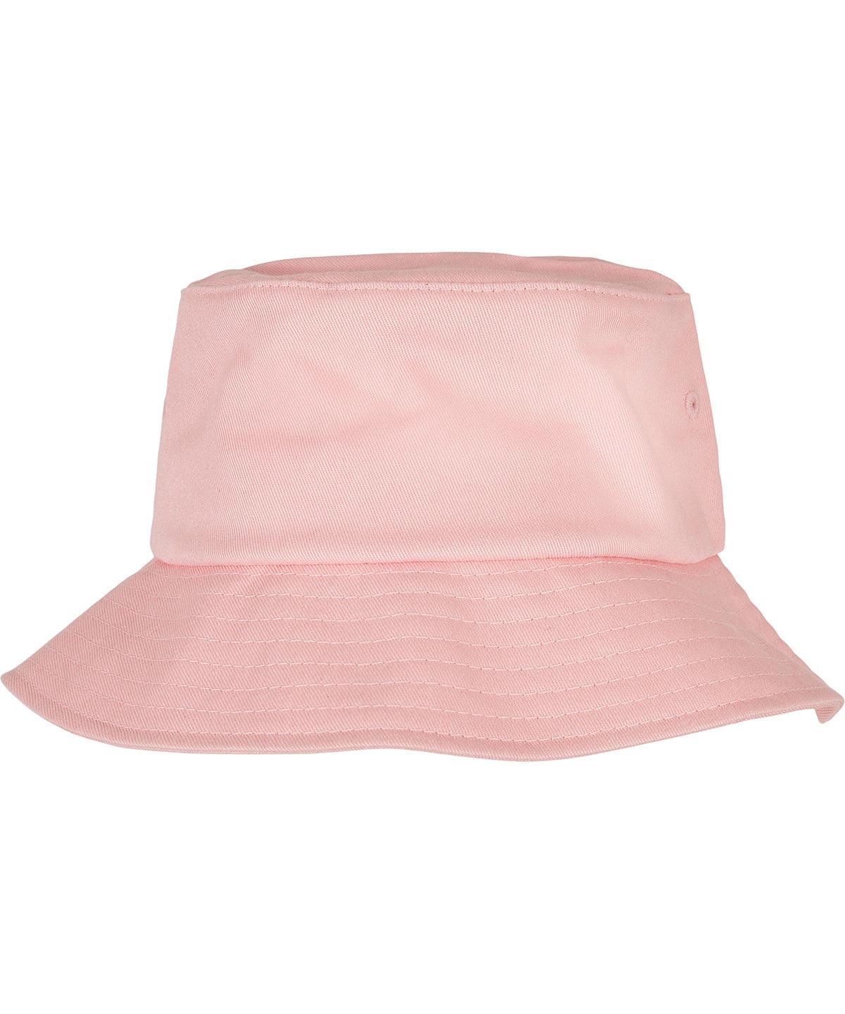 Light Pink - Flexfit cotton twill bucket hat (5003) Hats Flexfit by Yupoong Headwear, Must Haves, New Colours For 2022, New Colours for 2023, Rebrandable Schoolwear Centres