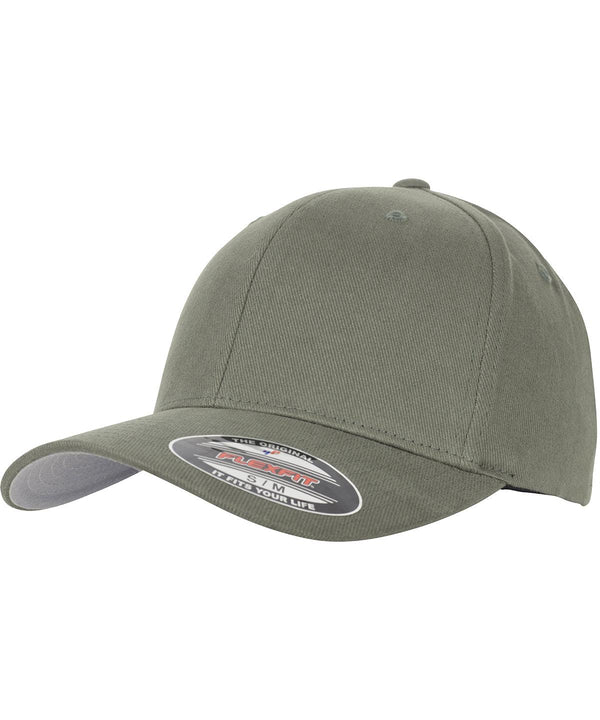 Pine - Flexfit brushed twill (6377) Caps Flexfit by Yupoong Headwear, Rebrandable Schoolwear Centres