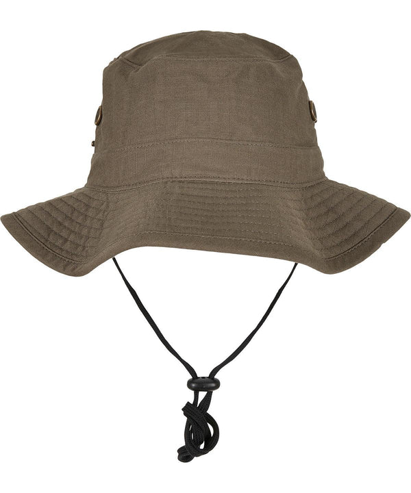 Dark Olive - Angler hat (5004AH) Hats Flexfit by Yupoong Headwear, New Colours for 2023, Rebrandable Schoolwear Centres