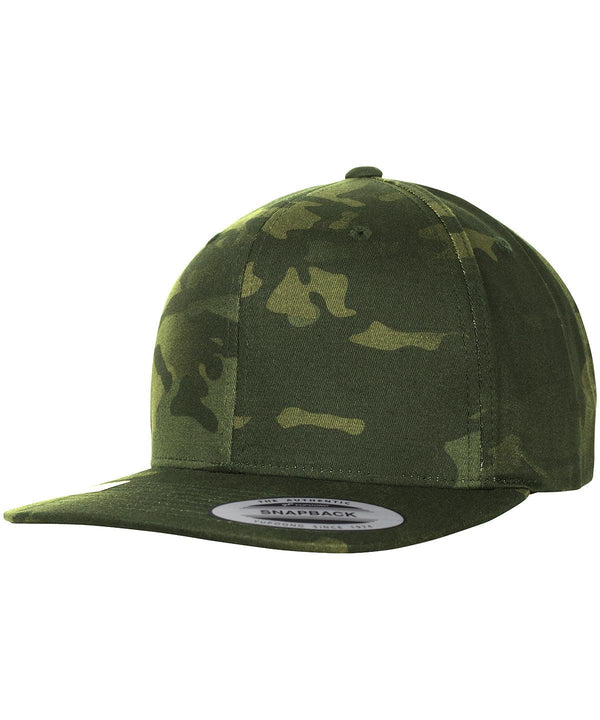 Tropic - Classic snapback Multicam® (6089MC) Caps Flexfit by Yupoong Camo, Headwear, New Colours for 2023, Rebrandable Schoolwear Centres