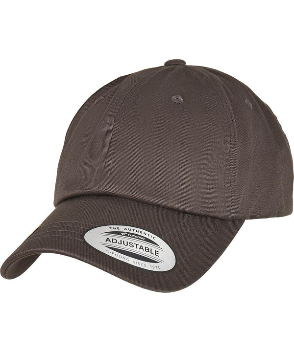 Dark Grey - Low-profile organic cotton cap (6245OC) Caps Flexfit by Yupoong Headwear, Must Haves, New Colours for 2023, Organic & Conscious, Rebrandable Schoolwear Centres