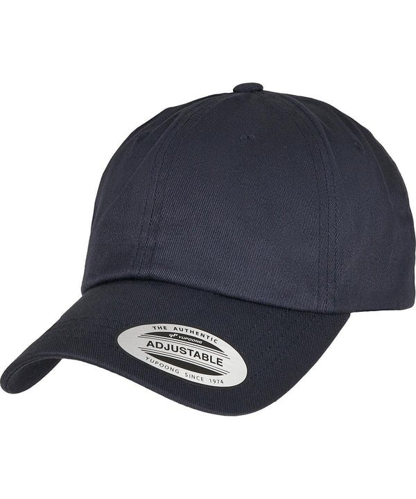 Dark Navy - Low-profile organic cotton cap (6245OC) Caps Flexfit by Yupoong Headwear, Must Haves, New Colours for 2023, Organic & Conscious, Rebrandable Schoolwear Centres