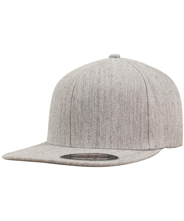 Dark Grey - Flexfit flat visor (6277FV) Caps Flexfit by Yupoong Headwear Schoolwear Centres