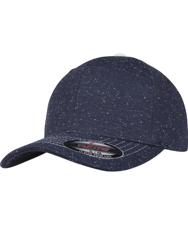 Navy - Flexfit piqué dots (6277PD) Caps Flexfit by Yupoong Headwear Schoolwear Centres