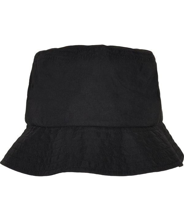 Black - Water-repellent bucket hat (5003WR) Hats Flexfit by Yupoong Festival, Headwear, New For 2021, New Styles For 2021, Summer Accessories Schoolwear Centres