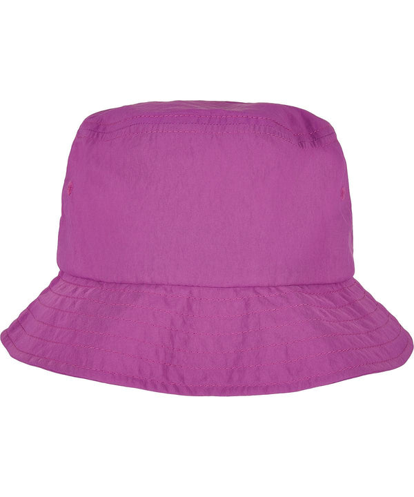 Fuchsia - Water-repellent bucket hat (5003WR) Hats Flexfit by Yupoong Festival, Headwear, New For 2021, New Styles For 2021, Summer Accessories Schoolwear Centres