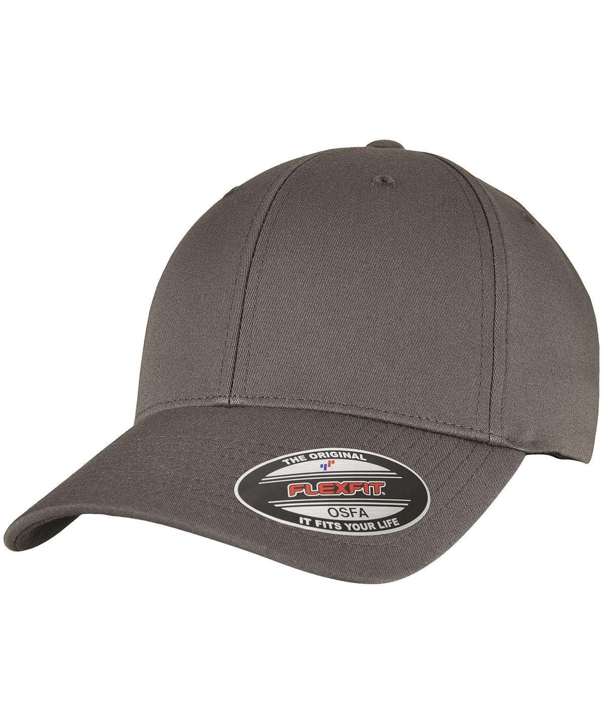 Dark Grey - Alpha shape flexfit (6277AS) Caps Flexfit by Yupoong Headwear, New For 2021, New Styles For 2021 Schoolwear Centres