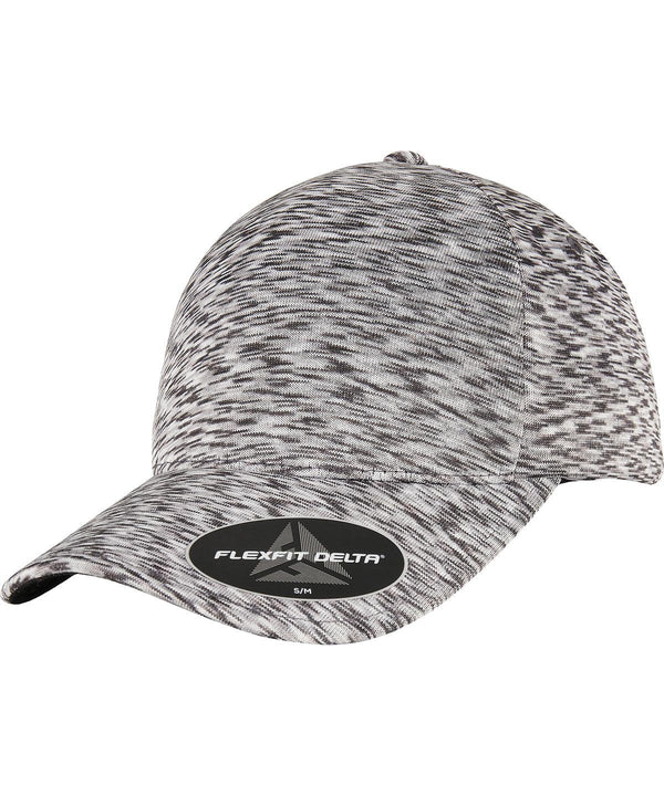 Melange Silver - Flexfit delta unipanel cap (280) Flexfit by Yupoong  HeadwearNew For 2021New Styles For 2021