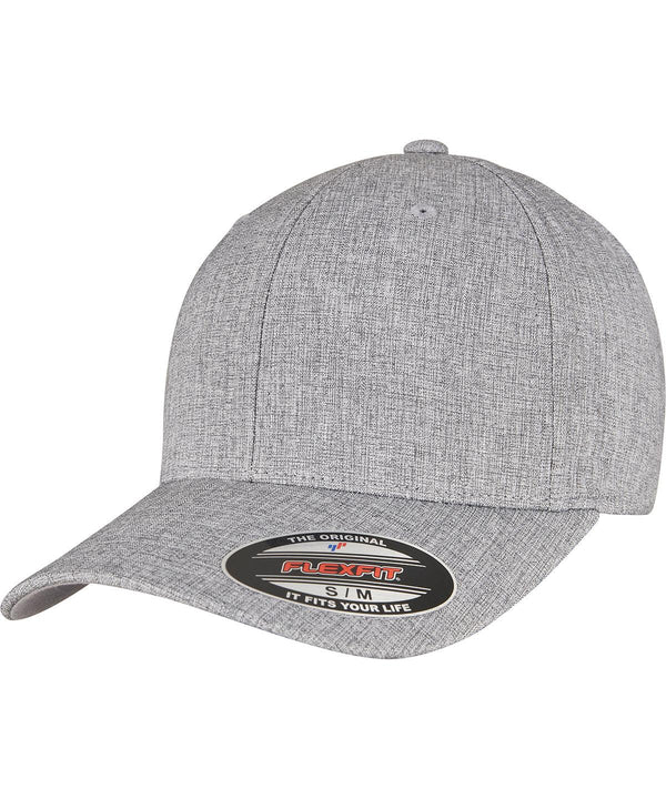 Melange Grey - Flexfit heatherlight cap (6350) Caps Flexfit by Yupoong Headwear, New For 2021, New Styles For 2021 Schoolwear Centres