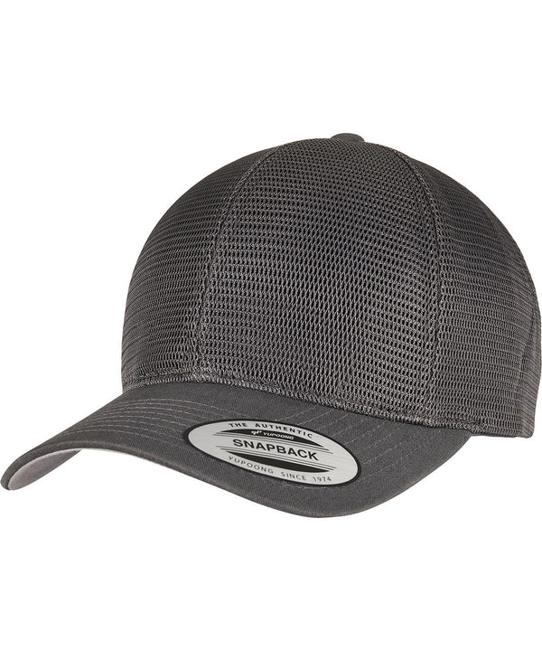 Charcoal - 360° omnimesh cap (6360) Caps Flexfit by Yupoong Headwear, New For 2021, New Styles For 2021 Schoolwear Centres