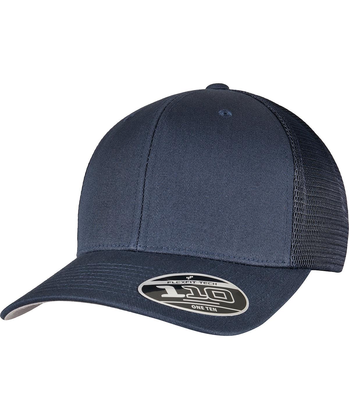 Navy - 110 mesh cap (110M) Caps Flexfit by Yupoong Headwear, New For 2021, New Styles For 2021 Schoolwear Centres