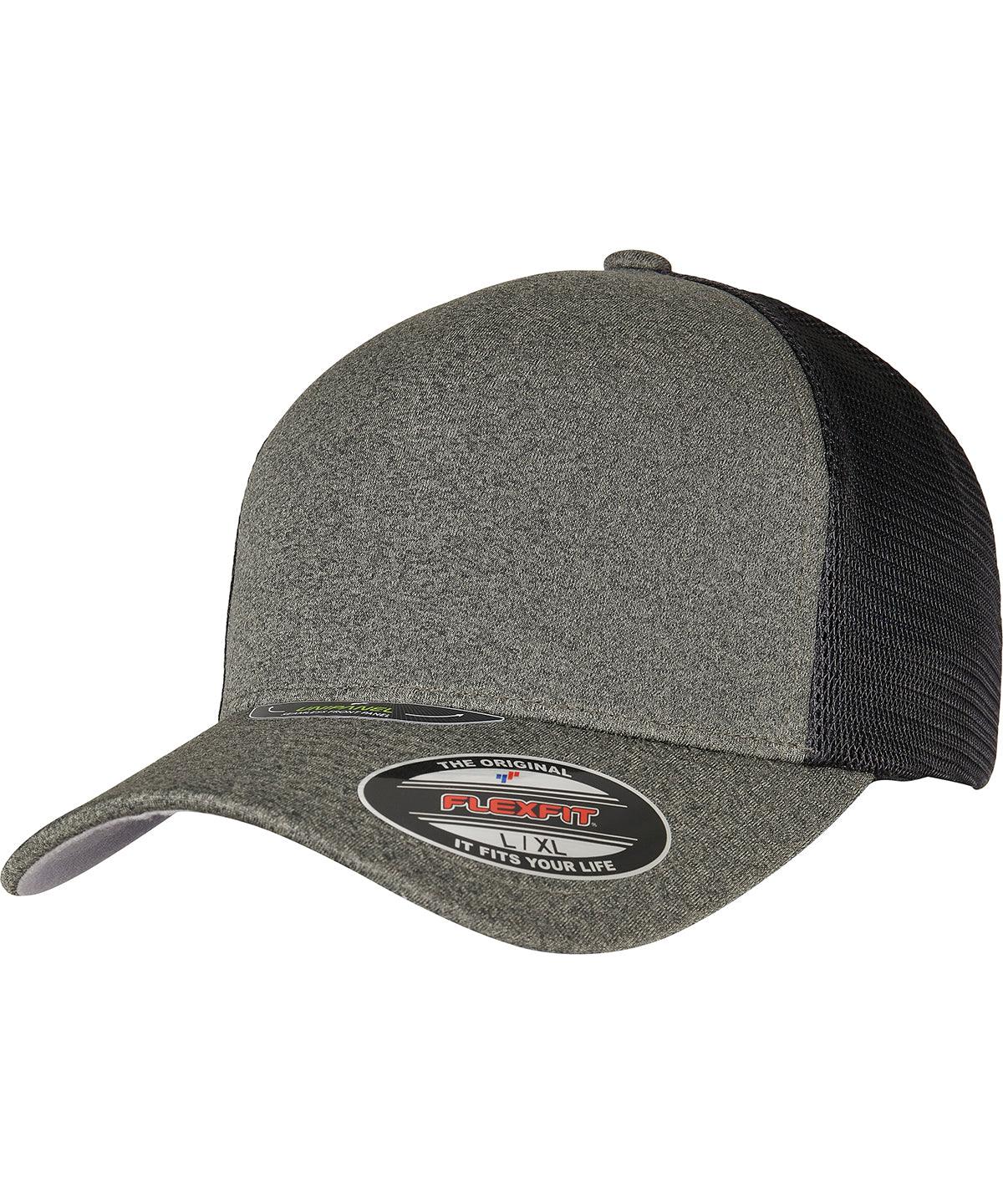 Olive/Black - Flexfit Unipanel™ cap (5511UP) Caps Flexfit by Yupoong Headwear, New Colours for 2023, New For 2021, New Styles For 2021 Schoolwear Centres