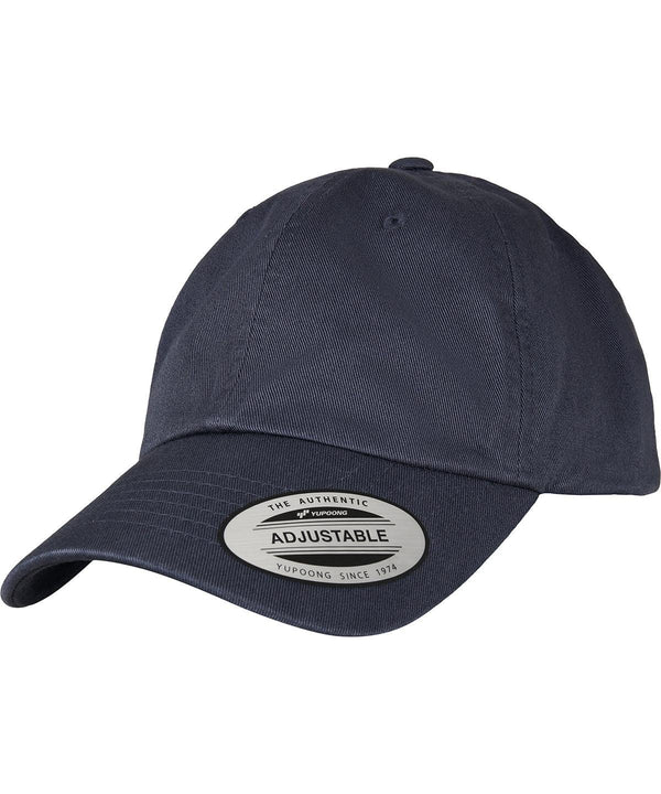 Dark Navy - Eco-wash dad cap (6245EC) Caps Flexfit by Yupoong Headwear, New Colours For 2022, New For 2021, New Styles For 2021 Schoolwear Centres