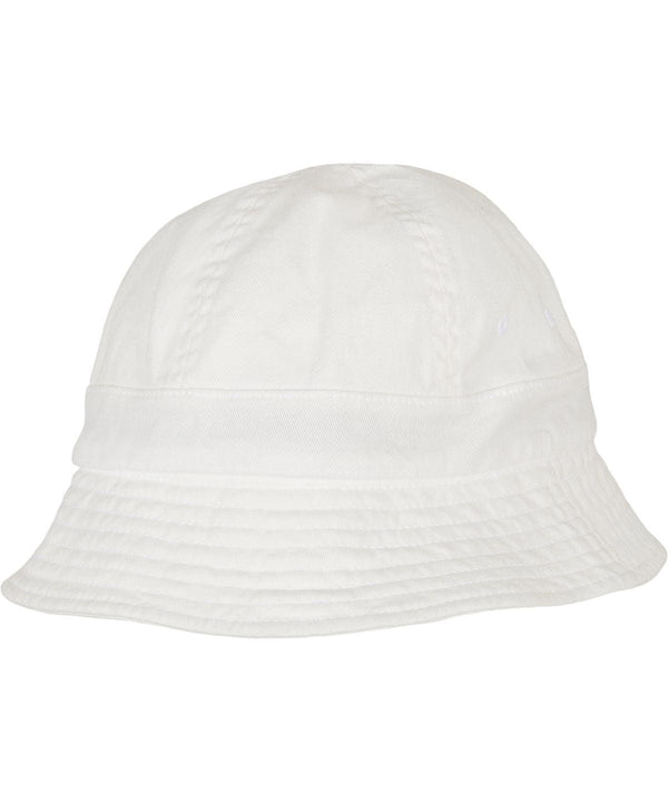 White Eco washing flexfit no top tennis hat