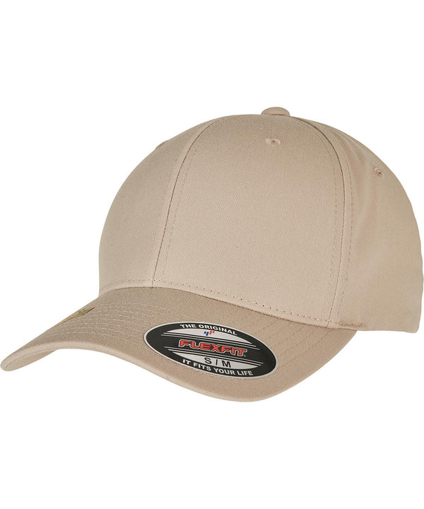 Khaki - Flexfit recycled polyester cap Caps Flexfit by Yupoong Headwear, New Styles For 2022, Next Gen, Organic & Conscious Schoolwear Centres