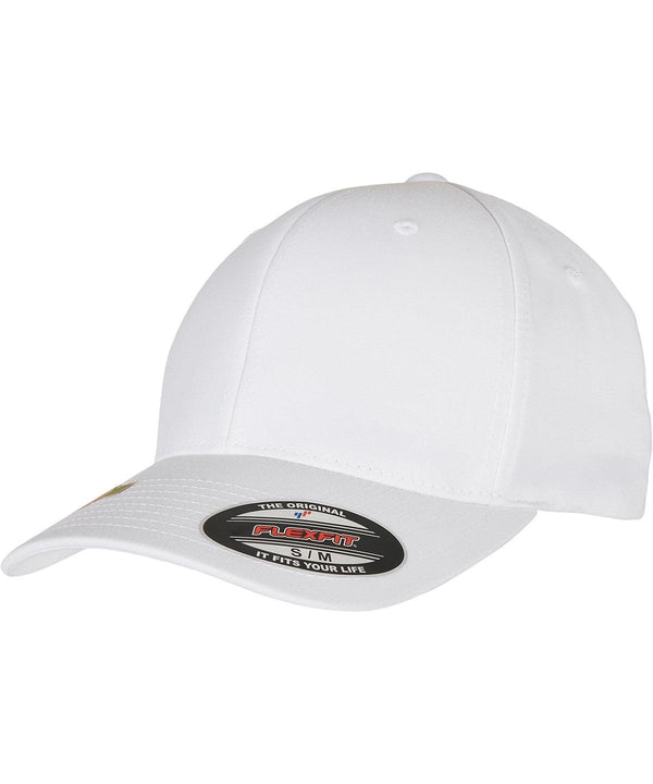 White - Flexfit recycled polyester cap Caps Flexfit by Yupoong Headwear, New Styles For 2022, Next Gen, Organic & Conscious Schoolwear Centres
