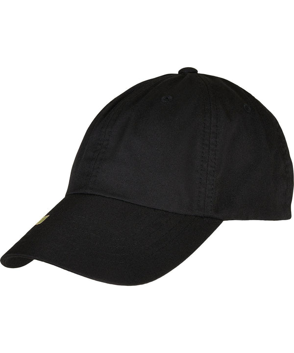 Black - Recycled polyester dad cap Caps Flexfit by Yupoong Headwear, New Styles For 2022, Next Gen, Organic & Conscious Schoolwear Centres