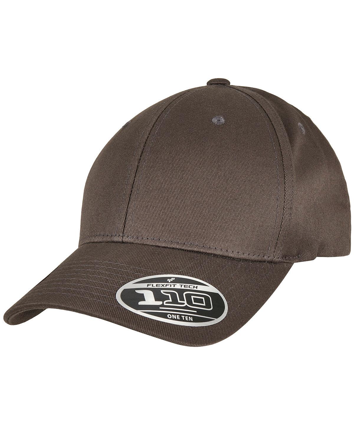 Dark Grey - Flexfit 110 organic cap Caps Flexfit by Yupoong Headwear, New Styles For 2022, Organic & Conscious Schoolwear Centres