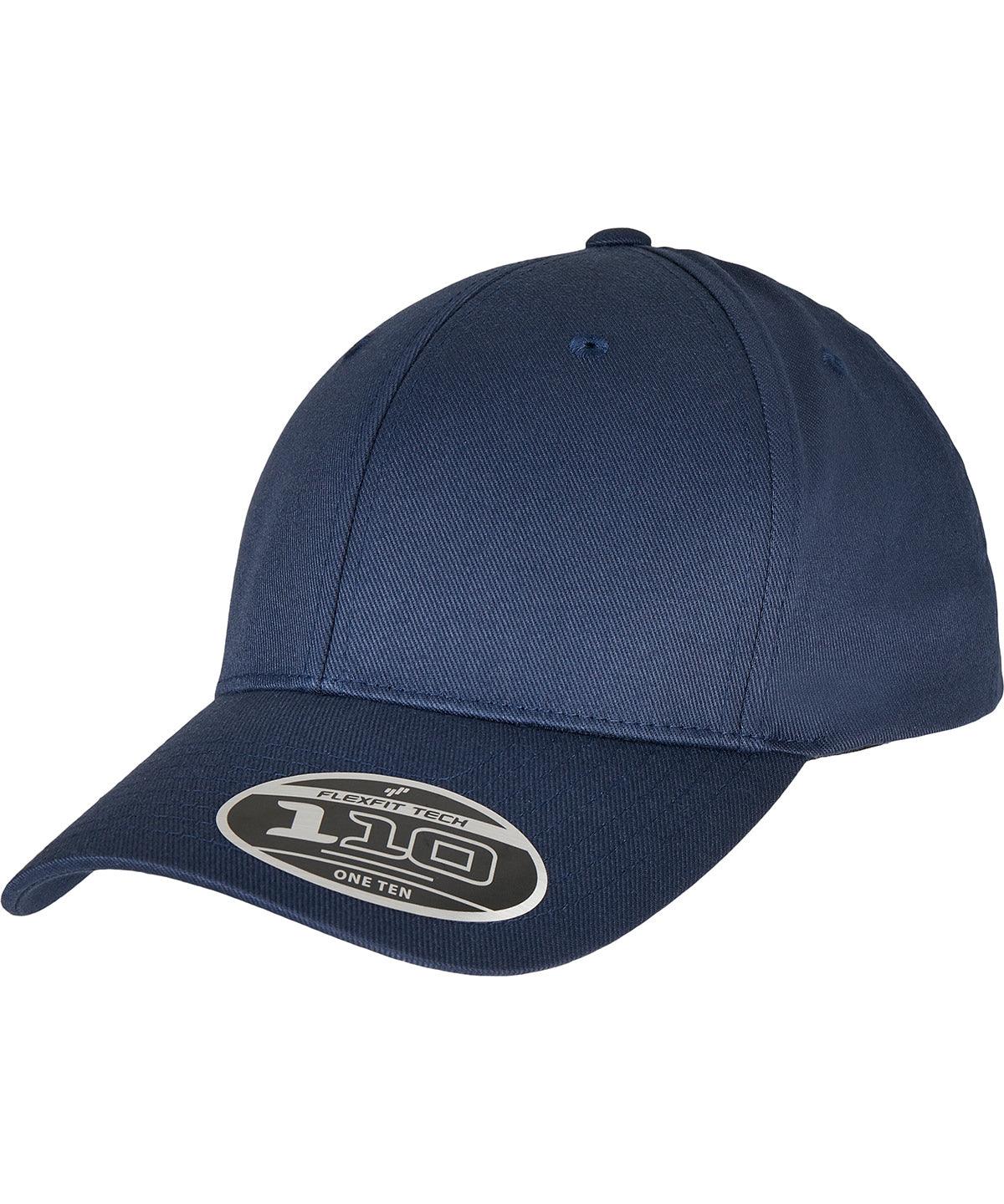 Navy - Flexfit 110 curved visor snapback Caps Flexfit by Yupoong Headwear, New Styles For 2022 Schoolwear Centres