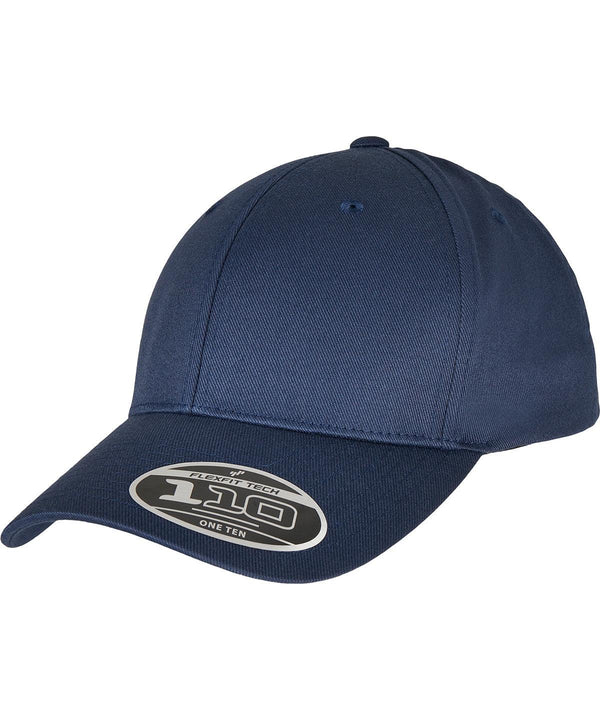 Navy - Flexfit 110 curved visor snapback Flexfit by Yupoong HeadwearNew  Styles For 2022
