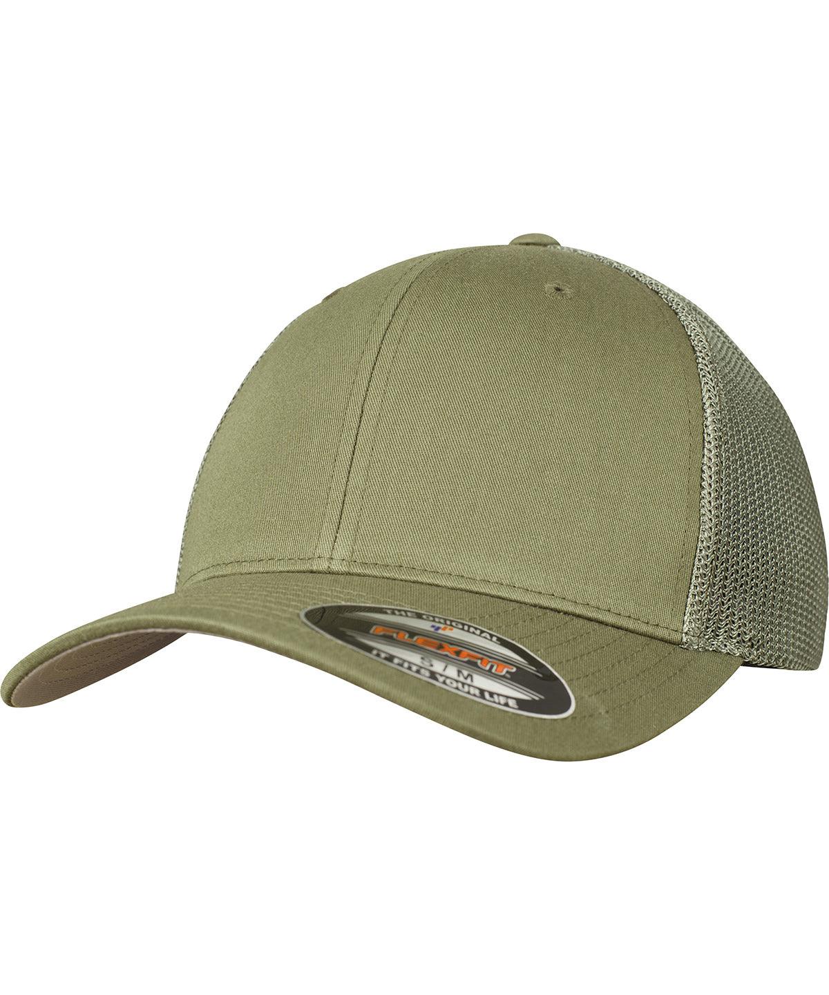 Buck - Flexfit mesh trucker Caps Flexfit by Yupoong Headwear, New Colours for 2023, New Styles For 2022 Schoolwear Centres