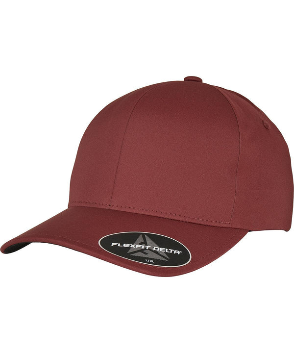 Maroon - Flexfit Delta Caps Flexfit by Yupoong Headwear, New Styles For 2022 Schoolwear Centres