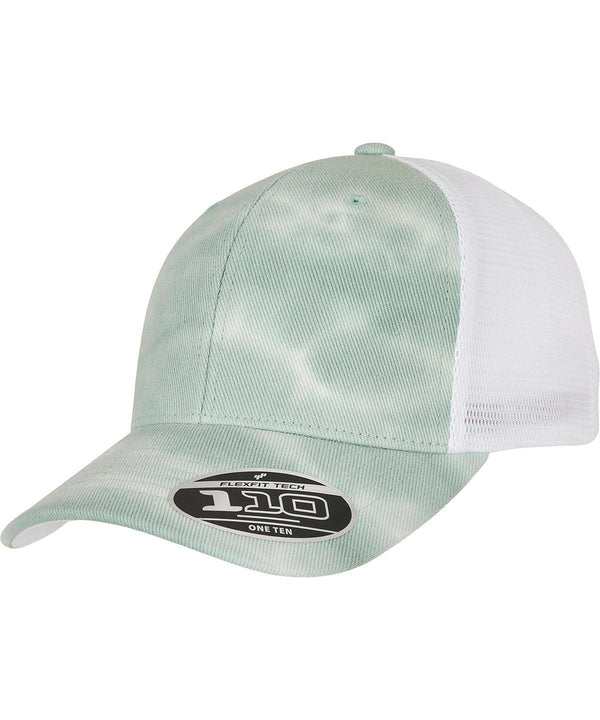 Mint - 110 Flexfit Batik mesh cap (110BM) Caps Flexfit by Yupoong Headwear, New Styles for 2023 Schoolwear Centres