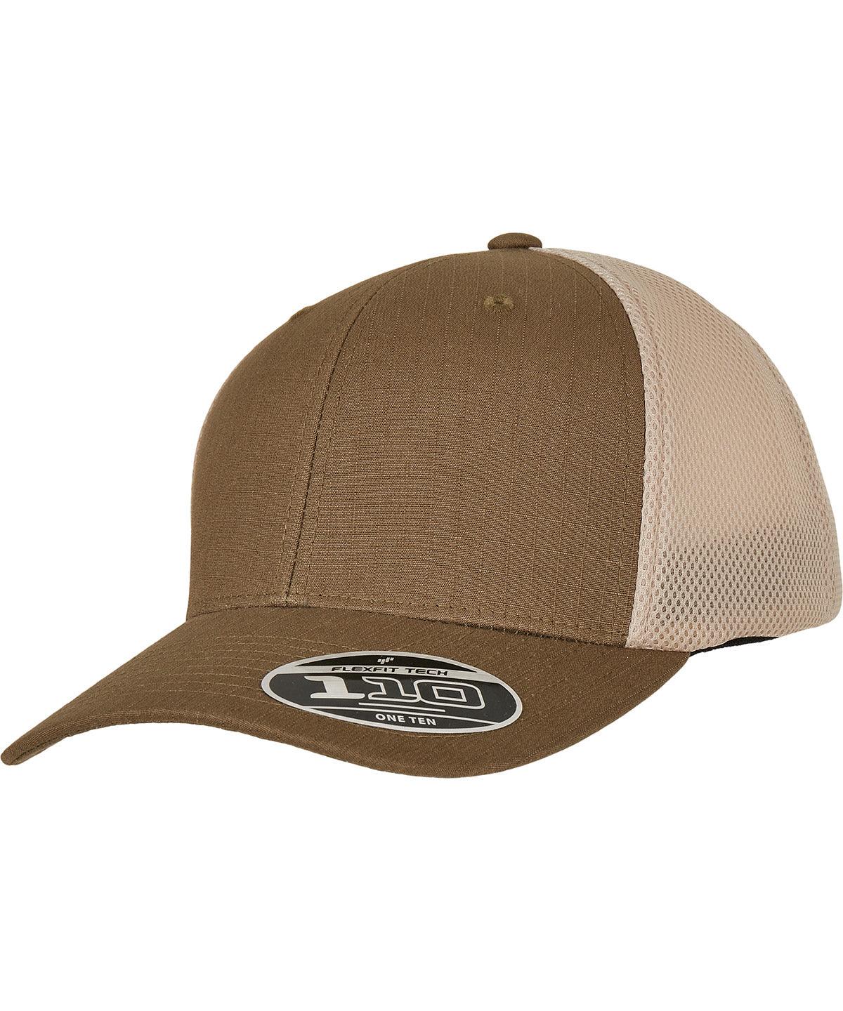 Loden - 110 Flexfit Ripstop mesh cap (110RM) Caps Flexfit by Yupoong Headwear, New Styles for 2023 Schoolwear Centres