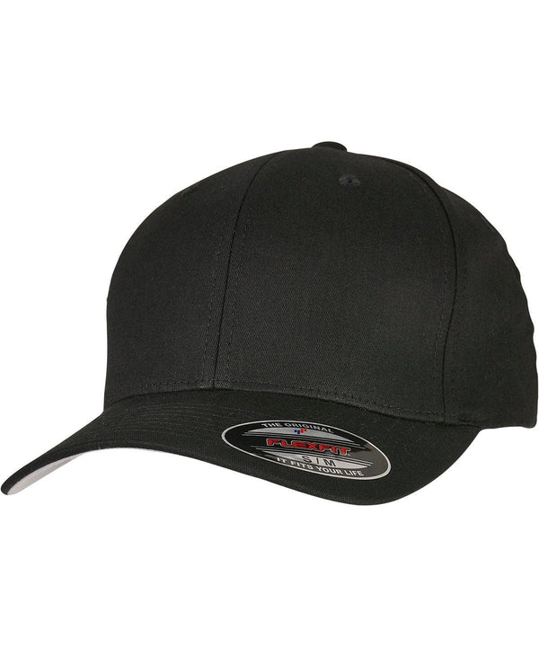 Black - V-Flexfit® cotton twill cap (5001) Caps Flexfit by Yupoong Headwear, New Styles for 2023 Schoolwear Centres