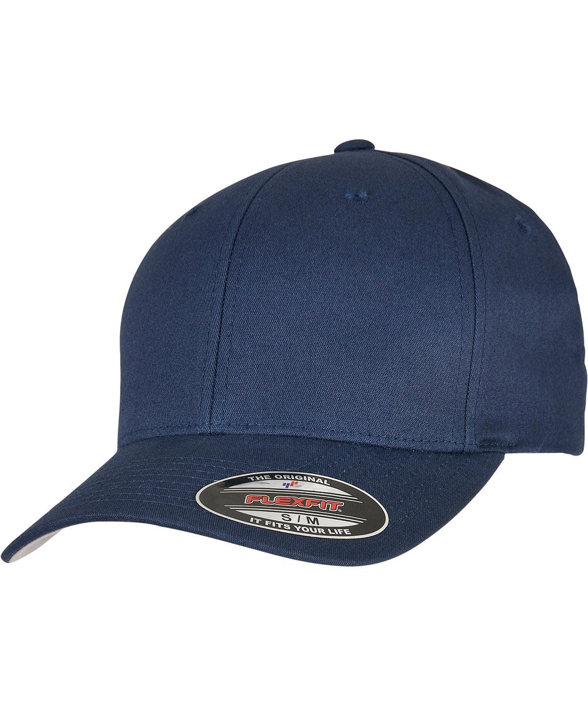 Navy - V-Flexfit® cotton twill cap (5001) Caps Flexfit by Yupoong Headwear, New Styles for 2023 Schoolwear Centres