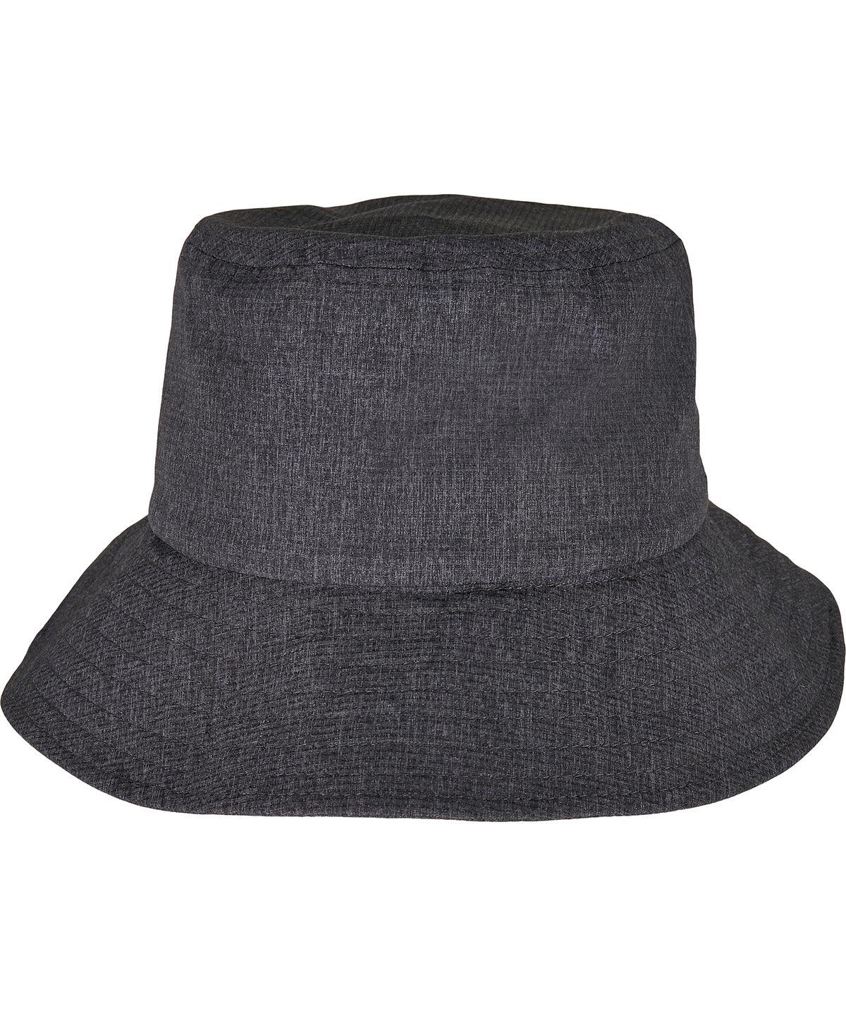 Heather Grey - Adjustable Flexfit bucket hat (5003AB) Hats Flexfit by Yupoong Headwear, New Styles for 2023 Schoolwear Centres