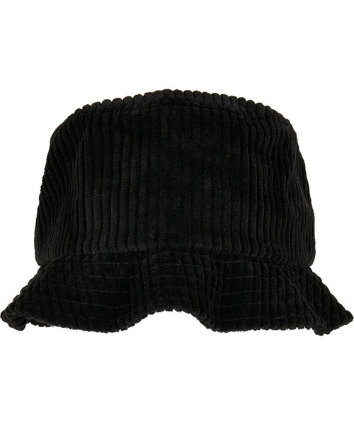 Black - Big corduroy bucket hat (5003BC) Flexfit by Yupoong HeadwearNew  Styles for 2023 | Flex Caps