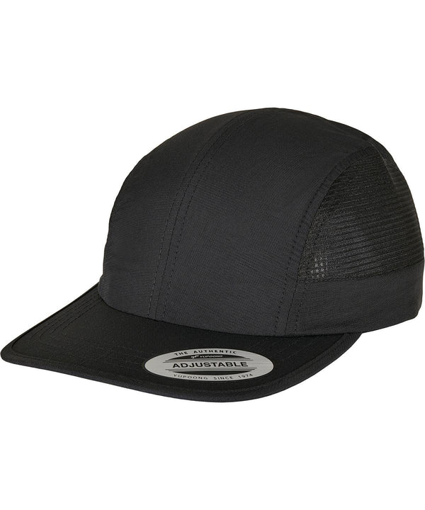 Black - Nylon snapback (6088NS) Caps Flexfit by Yupoong Headwear, New Styles for 2023 Schoolwear Centres