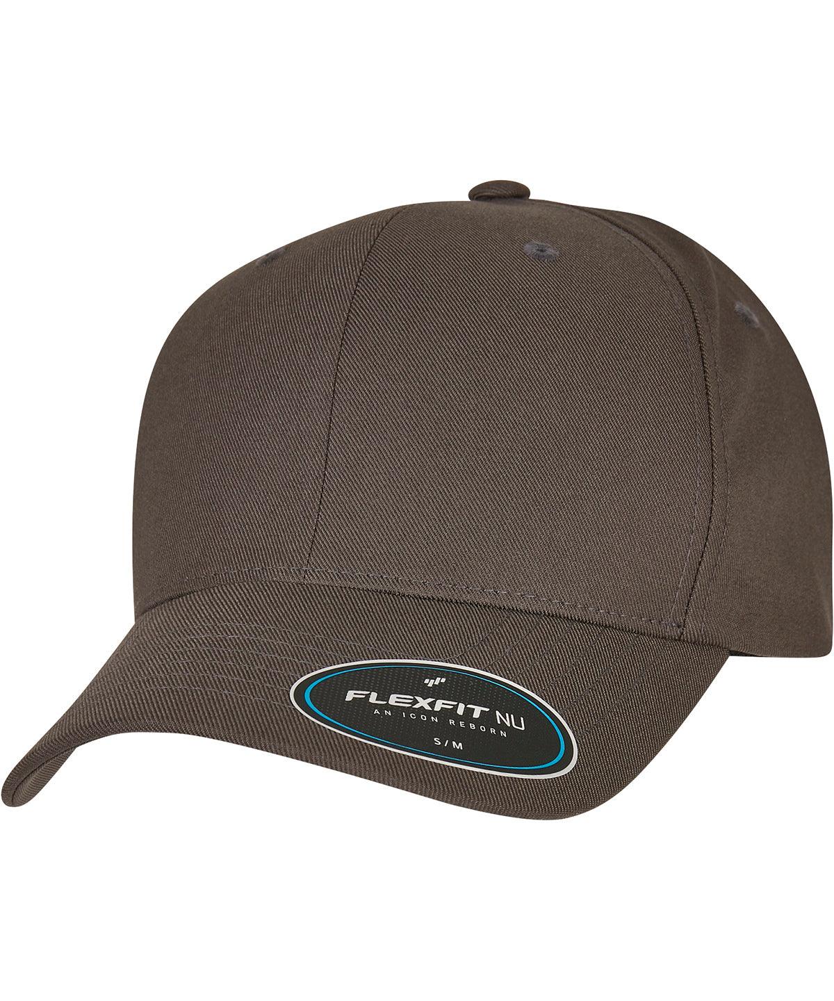 Dark Grey - Flexfit NU® cap (6100NU) Caps Flexfit by Yupoong Headwear, New Styles for 2023 Schoolwear Centres