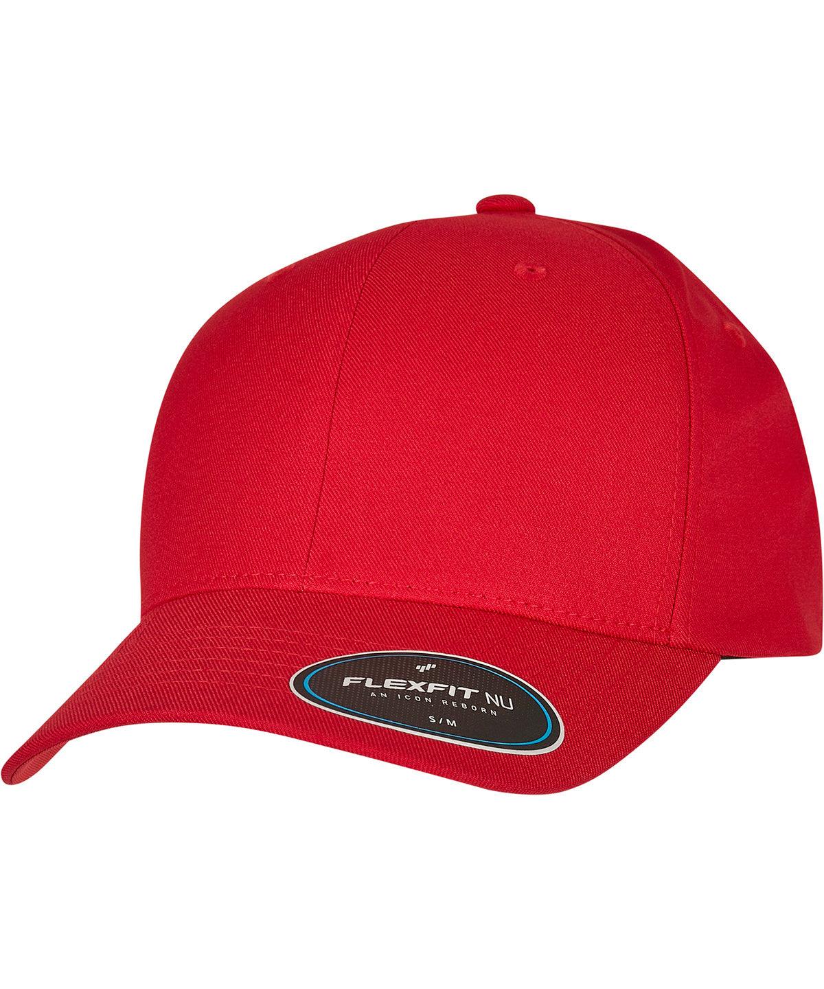 Red - Flexfit NU® cap (6100NU) Caps Flexfit by Yupoong Headwear, New Styles for 2023 Schoolwear Centres