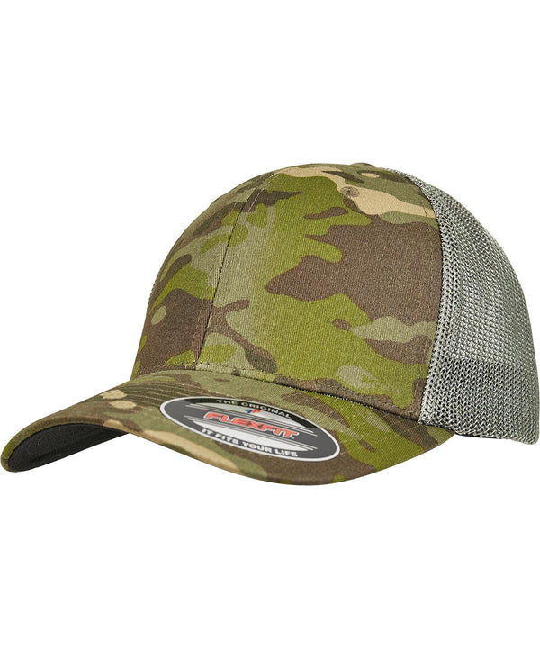 Tropical - MultiCam® trucker mesh cap (6511MC) Caps Flexfit by Yupoong Headwear, New Styles for 2023 Schoolwear Centres