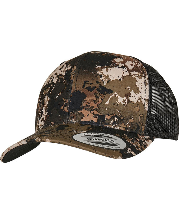 Wideland - YP Classics® Veil Camo™ retro trucker cap (6606VC) Caps Flexfit by Yupoong Headwear, New Styles for 2023 Schoolwear Centres