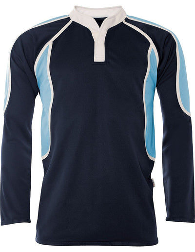 Chase High School - Pro-Tec Rugby Top Navy/Sky - Schoolwear Centres | School Uniform Centres