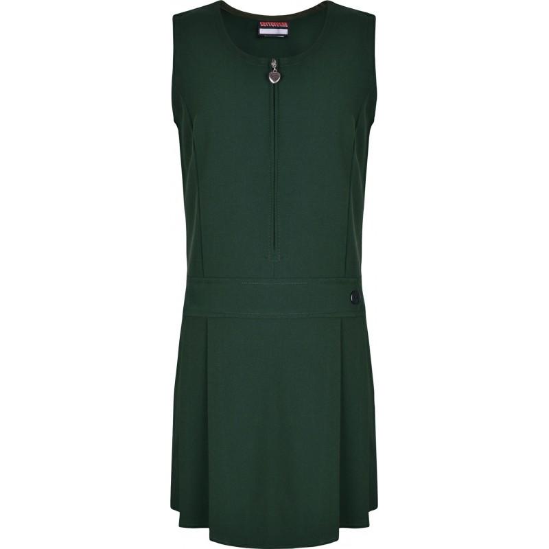 Stretch Pinafores | Bottle | Navy | Grey | Brown - Schoolwear Centres | School Uniform Centres