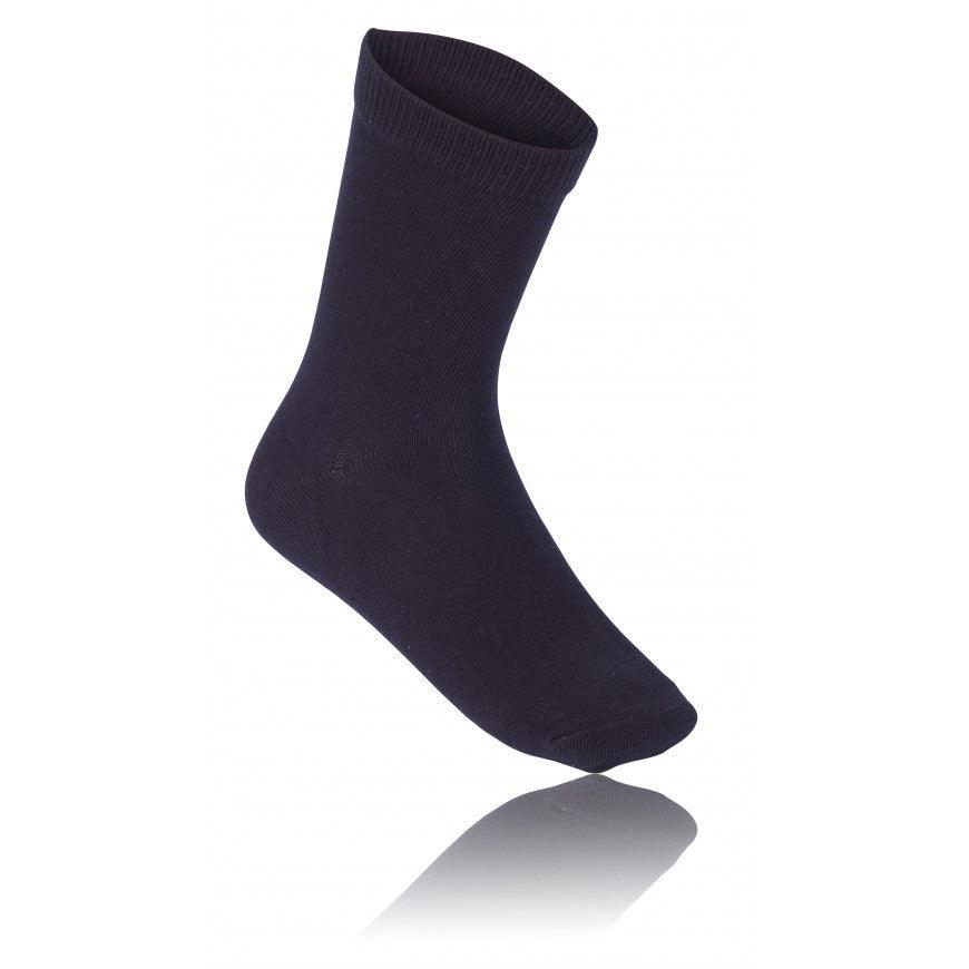 Cotton Rich Ankle Socks - 3 Pairs | Black | Grey | Navy | Brown | White - Schoolwear Centres | School Uniforms near me