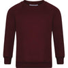 Belfairs Academy -  V-Neck Knitted Maroon Jumper with School Logo - Schoolwear Centres | School Uniforms near me