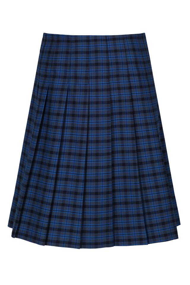 Senior Stitch Down Pleat Tartan Skirt - Schoolwear Centres | School Uniform Centres
