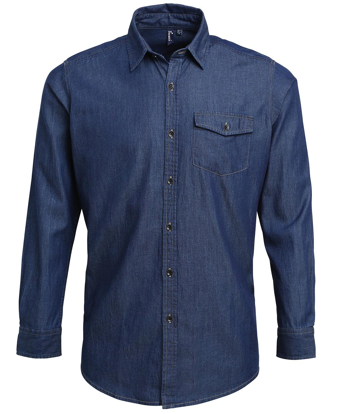 Jeans stitch denim shirt Shirts Schoolwear Centres Schoolwear Centres