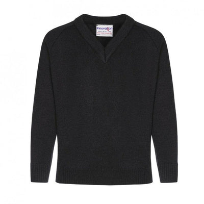 St Thomas More High School | Black Knitted (Knitwear) Jumper with School Logo